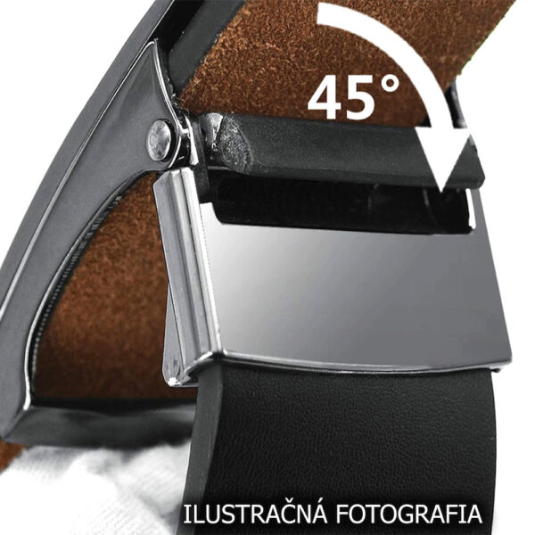 Luxusný kožený opasok s brzdou, šírka 3.5cm - POWER - Image 8